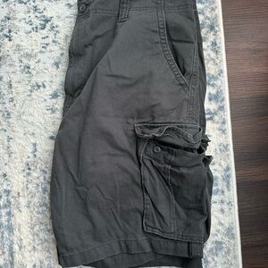 Old Navy Grey Cargo Shorts Relaxed Fit